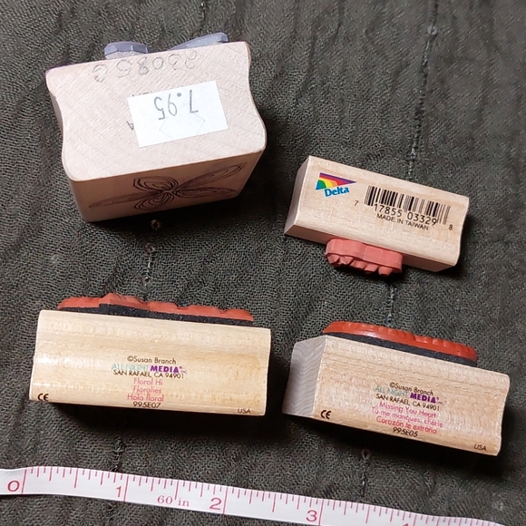 Assortment of Rubber Stamps ☆ Set of 10 - Picture 10 of 13